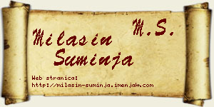 Milašin Suminja vizit kartica